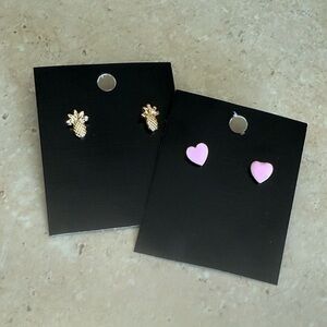 Cute post earrings bundle